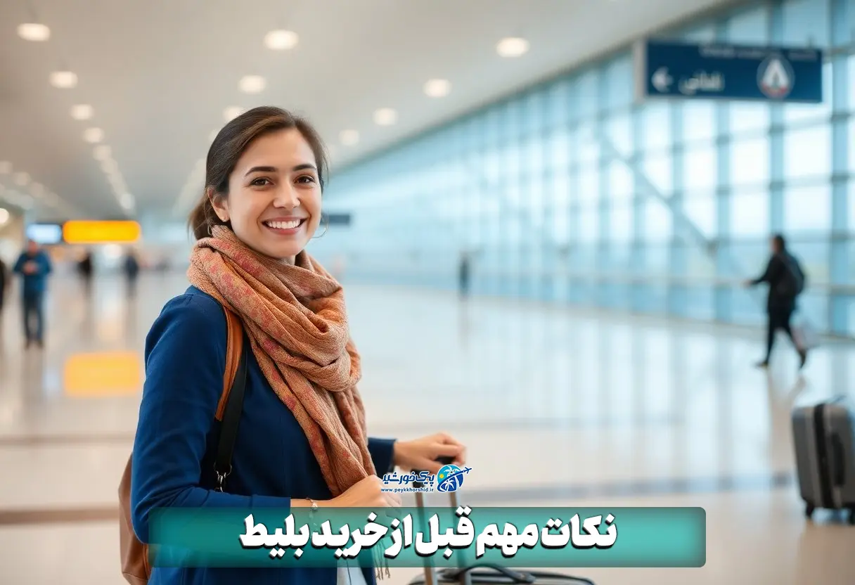 نکات مهم قبل از خرید بلیط